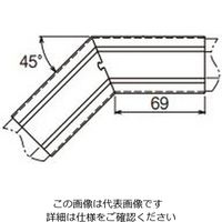 ネグロス電工 エルボカバー(45°) SD SDDL145FN 1個（直送品）