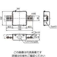 ネグロス電工 分岐ボックス 標準色塗装 PDB1S 1個（直送品）