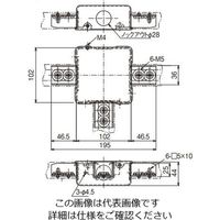 ネグロス電工 分岐ボックス 標準色塗装 PDB1T 1個（直送品）