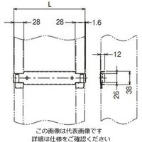 ネグロス電工 立上り用開口部矯正金具 DP50JV 1個（直送品）