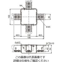 ネグロス電工 分岐ボックス 標準色塗装 PDB2XN 1個（直送品）