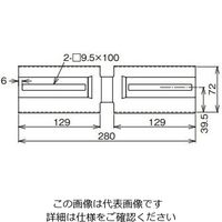 ネグロス電工 水平ベンド金具ノンボンドSD SDSRBG1NB 1個（直送品）