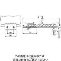 ネグロス電工 HB50用 補強金具溶融亜鉛 ZHB50RH5 1個（直送品）