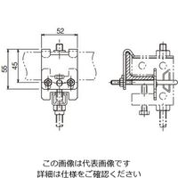 ネグロス電工 HB用 補強金具 HBURL40 1個（直送品）
