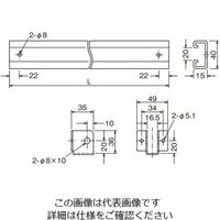 ネグロス電工 立上りケーブル支持桁 SD SDD1549K 1個（直送品）