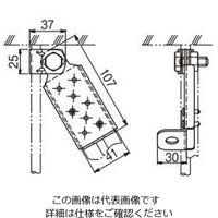 ネグロス電工 ブレース取付金具(片側用) CBR1W3 1箱(10個)（直送品）