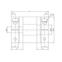 ソンイル機工 SHRシリーズ 高性能防振ゴムカップリング SHR-43C-14×20 SHR-43C-14X20 1個（直送品）
