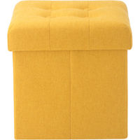 不二貿易 ディノ ボックススツール mini 幅300×奥行300×高さ300mm イエロー 86851 1セット(4台入)（直送品）