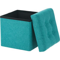 不二貿易 ディノ ボックススツール mini 幅300×奥行300×高さ300mm ブルー 86852 1セット(4台入)（直送品）