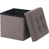 不二貿易 ディノ ボックススツール mini 幅300×奥行300×高さ300mm ブラウン 86853 1セット(4台入)（直送品）