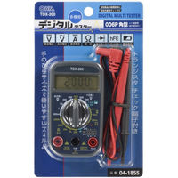 オーム電機 デジタルテスターTDXー200 04-1855 1個