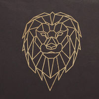 本革製ハードカバーノート クレールフォンテーヌ ブラックフォレスト　ハードカバーノート　Ａ５　横罫　ライオン ブラック 1冊（直送品）