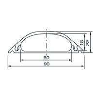 星和電機 UDプロテクタ3号1m UD3ー1L ライトブラウン 1箱(10本)（直送品）