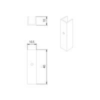 スリーナイン島野 カラーハカマ用 端カバー 白 4475 1セット(10個)（直送品）