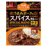 エスビー食品 スパイス屋 うまみポークのスパイスカレー 中辛 180g 1セット（6箱） レンジ対応 レトルト