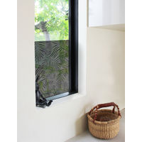 明和グラビア 貼ってはがせるマドデコ メッシュ MDL-02 ブラック45cm×90cm（直送品）