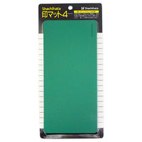 シャチハタ 印マット4 小型 グリーン IM-1（わけあり品）