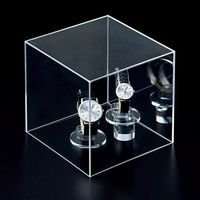 アクリル製　キューブ型ディスプレイ15cm角 オリジナル  オリジナル（わけあり品）