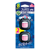 ファブリーズ 車用 イージークリップ 防カビ＋消臭 プラチナフローラル 1セット（1パック（2個入）×12） 消臭剤 芳香剤 P＆G
