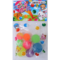サンフレイムジャパン スーパーボール　8個（大・中・小　色込み） 300-6504 1セット(80個:8個×10)（直送品）
