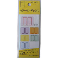 サンフレイムジャパン カラーインデックス　29×22mm　90片 500-2111 1セット(10個)（直送品）