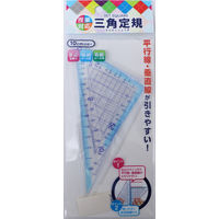 サンフレイムジャパン 三角定規 10cm 500-2247 1セット(10個)（直送品）