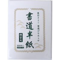 サンフレイムジャパン 書道半紙 練習用 100枚 5kg 500-2420 1セット(500枚:100枚×5)（直送品）