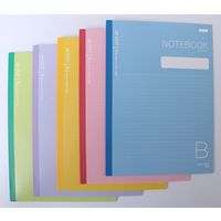 サンフレイムジャパン B5きれいにまとまるノート 5冊5色 B罫 500-2733 1セット(25冊:5冊×5)（直送品）