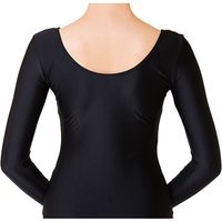 ササキ(SASAKI) レディース 新体操練習着 Uネック長袖レオタード ブラック(B) JL 7015 1個（直送品）