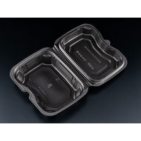 バイオデリカ シェルBOX40 黒【weeco】　300枚(25×12) RHDT101　リスパック（直送品）