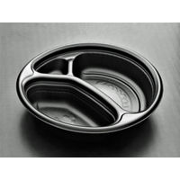 ごちカレー 丸本体 黒　200枚(25×8) RHDT786　リスパック（直送品）