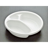 ごちカレー 丸本体 白　200枚(25×8) RHDT787　リスパック（直送品）