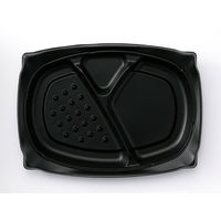 饗ロマン10中皿2 黒　600枚(50×12) RHHR131　リスパック（直送品）