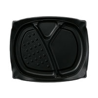 饗ロマン80中皿2 黒　600枚(50×12) RHHR231　リスパック（直送品）