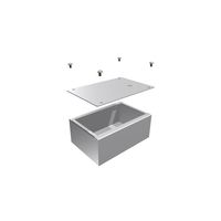 タカチ電機工業 カバー付アルミシャーシ T10-4-7 1セット(4台)（直送品）