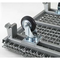 テイモー 【キャスタ付】ステンレス ボックスパレット 810SU-C 1個（直送品）