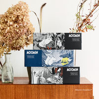 ティッシュペーパー 200組 MOOMIN（ムーミン） プレミアムライト ローションティシュ 1パック（3個）