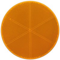 和気産業 リフレクター Rー200 直径200mm オレンジ Z-18 1セット(2個)（直送品）