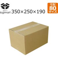 ロジマート 80サイズ ダンボール【NO220】350枚 K5 AF 51z220-350 1セット（直送品）