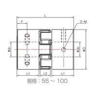 ソンイル機工 SJCシリーズ セットスクリュータイプ SJC-65-BL-32×35 SJC-65-BL-32X35 1個（直送品）