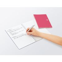 コクヨ ソフトリングノート(ドット入り罫線) B5 罫幅6mm 40枚 ライトピンク ス-SV301BT-LP 1セット(10冊)