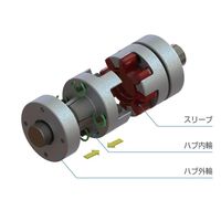 SJCシリーズ ジョータイプカップリング テーパータイプ SJC-100T-RD-55×28 SJC-100T-RD-55X28 1個（直送品）