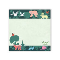 セキセイ フィンダッシュ ふせんメモ 森のどうぶつ FINN-7882-00 1セット(5冊)