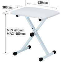 キョーリツコーポレーション ベンチ KB-4400/WH 1箱(3個入)（直送品）