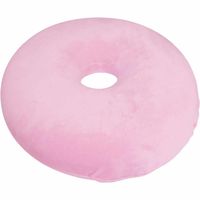 iiもの本舗 高反発 だから沈みにくい もっちり円座クッション ピンク 1個入×2セット（直送品）