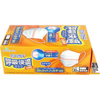 プリーツガード 呼吸快適マスク 個別包装 小さめサイズ 30枚入　1箱(30枚入)×10セット ピップ（直送品）