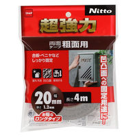 超強力両面テープ 粗面用 幅20mm×長さ4m T4593 ニトムズ 1巻