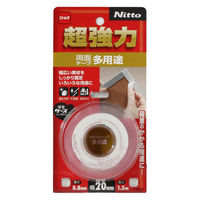 超強力両面テープ 多用途 幅20mm×長さ1.5m T4541 ニトムズ 1巻