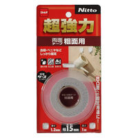 超強力両面テープ 粗面用 幅15mm×長さ1m T4590 ニトムズ 1巻