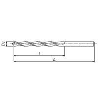 斎藤ツヰストドリル製作所 コバルトプロタイプロングドリル ブラックタイプ(OX) COPLSD 2.3X125X65 1セット(100本)（直送品）